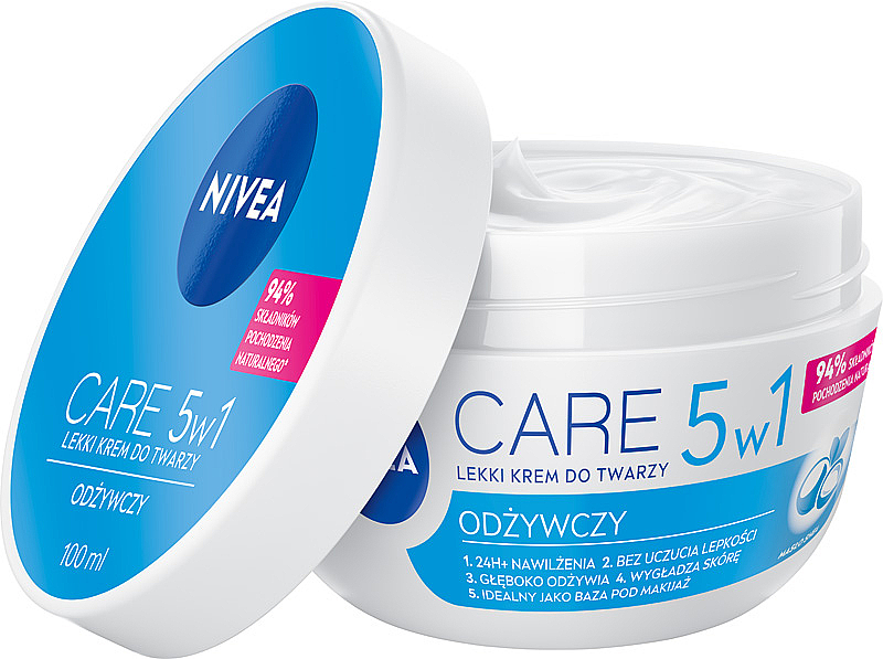 5w1 odżywczy lekki krem do twarzy - NIVEA Care Nourishing Light Cream — Zdjęcie N5