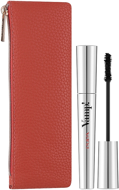 Zestaw - Pupa Vamp! Mascara Limited Edition Make Up Kit (mascara/9ml + pouch)