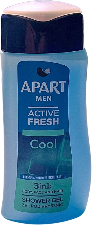 Żel pod prysznic 3w1 - Apart Men Active Fresh  — Zdjęcie N1