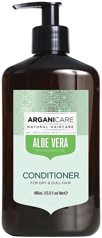 Zestaw - Arganicare Aloe Vera Set (shm 400 ml + cond 400 ml) — Zdjęcie N3