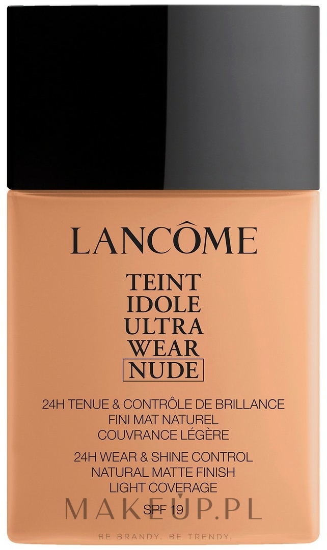 Długotrwały podkład do twarzy - Lancôme Teint Idole Ultra Wear Nude SPF 19 — Zdjęcie 045 - Sable Beige