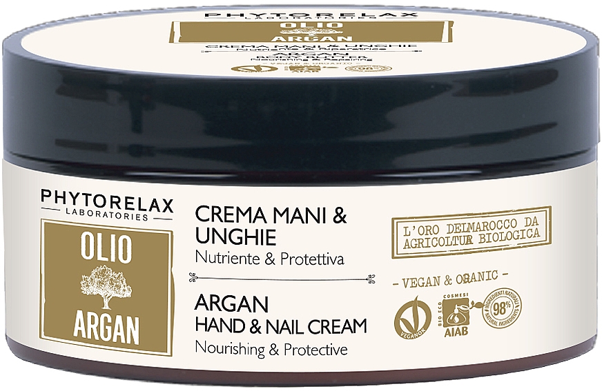 Krem do rąk i paznokci - Phytorelax Laboratories Olio di Argan Hand & Nail Cream