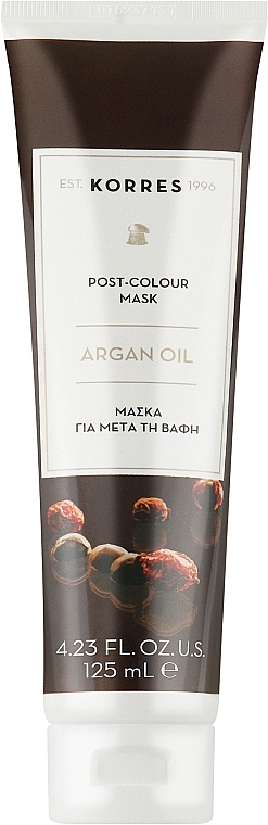 Maska z olejem arganowym do włosów farbowanych - Korres Argan Oil Mask — Zdjęcie N1