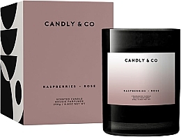 Świeca zapachowa - Candly & Co No.7 Raspberries Rose Scented Candle — Zdjęcie N1