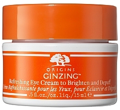 Odświeżający krem do konturów oczu, ciepły odcień - Origins Ginzing Refreshing Eye Cream Warmer Shade — Zdjęcie N1