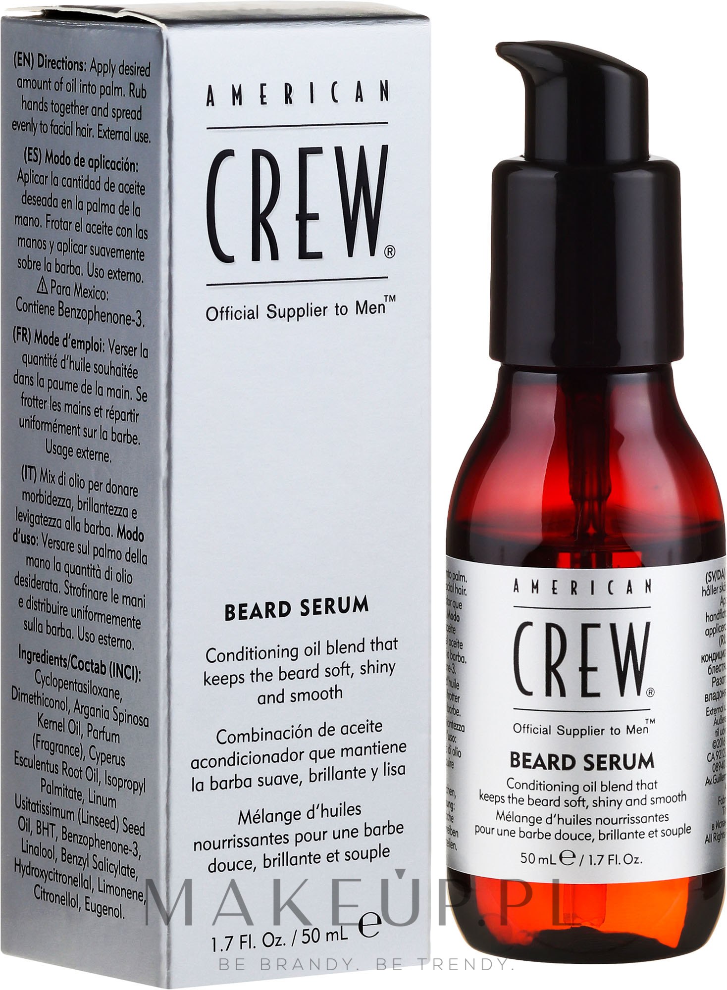 Serum do brody - American Crew Official Supplier to Men Beard Serum — Zdjęcie 50 ml