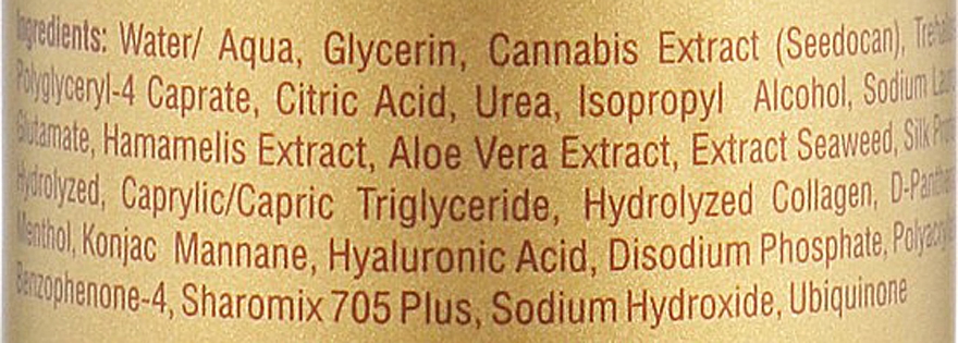 Nawilżający tonik do twarzy z ochroną UV i ekstraktem z konopi - Cannabis UV Protective Face Tonic Super Hydration — Zdjęcie N3