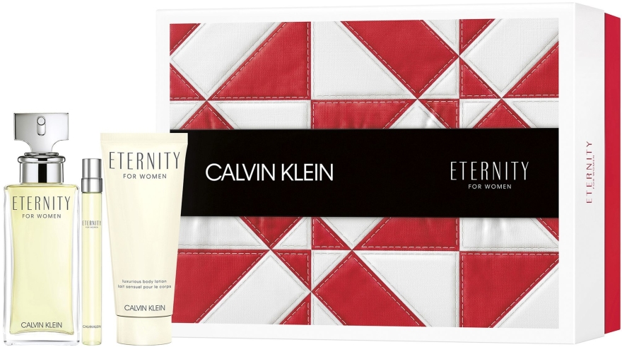 Calvin Klein Eternity For Woman - Zestaw (edp 100 ml + edp 10 ml + b/lot 100 ml)