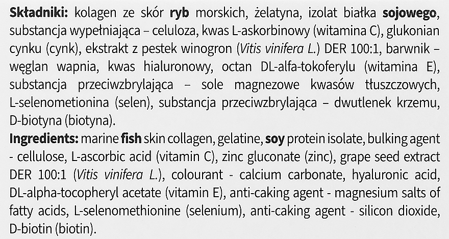 Suplement diety dla skóry, włosów i paznokci - Noble Health Kolagen Class A — Zdjęcie N4