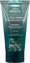 Maska do włosów - L'biotica Biovax Glamour Ultra Green for Brunettes — Zdjęcie N1