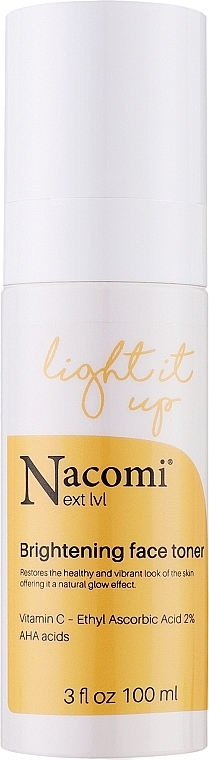 Rozświetlający tonik do twarzy - Nacomi Brightening Face Tonic — Zdjęcie N1