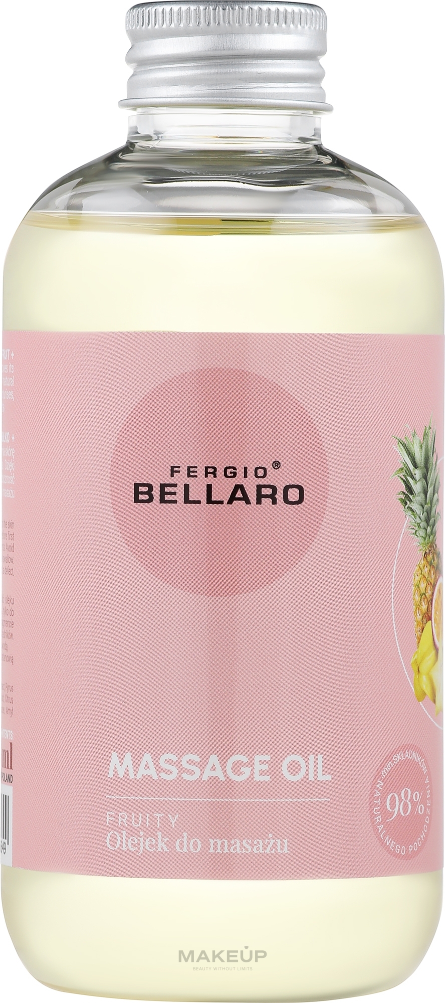 Olejek do masażu ciała Tropikalny koktajl - Fergio Bellaro Massage Oil — Zdjęcie 200 ml