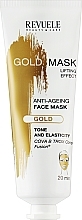 Kup Aktywna złota maseczka przeciwstarzeniowa do twarzy - Revuele Anti-Age Gold Lifting Effect Mask