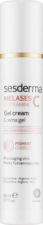 Krem-żel na przebarwienia skóry - Sesderma Melases C Cysteamine Crema Gel — Zdjęcie N1