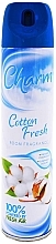 Odświeżacz powietrza w aerozolu Świeża bawełna - Charm Room Fragrance Cotton Fresh — Zdjęcie N1