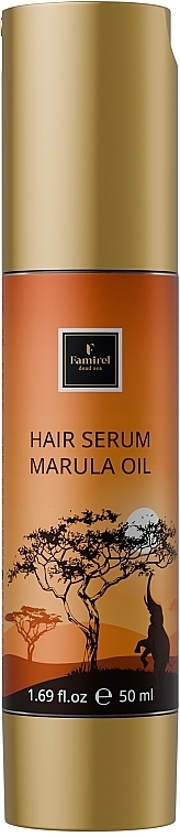 Serum do włosów z olejkiem marula - Famirel Hair Serum Marula Oil — Zdjęcie N1