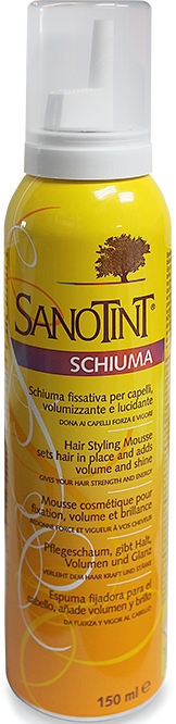 Pianka do stylizacji włosów - Sanotint Hair Styling Mousse — Zdjęcie N1