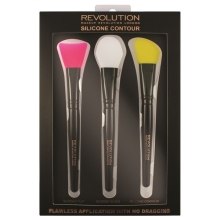 Kup Zestaw silikonowych aplikatorów do konturowania twarzy - Makeup Revolution Silicone Contour