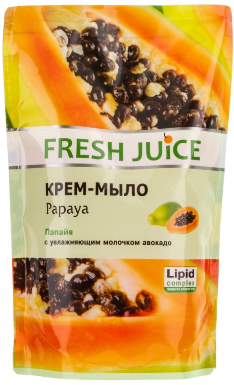 Kremowe mydło Papaja - Fresh Juice Papaya (uzupełnienie) — Zdjęcie N1