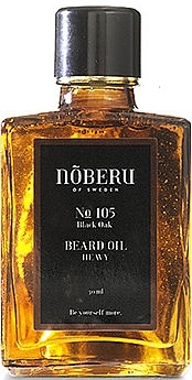 Olejek do gęstej i długiej brody - Noberu Of Sweden №105 Black Oak Heavy Beard Oil — Zdjęcie N1
