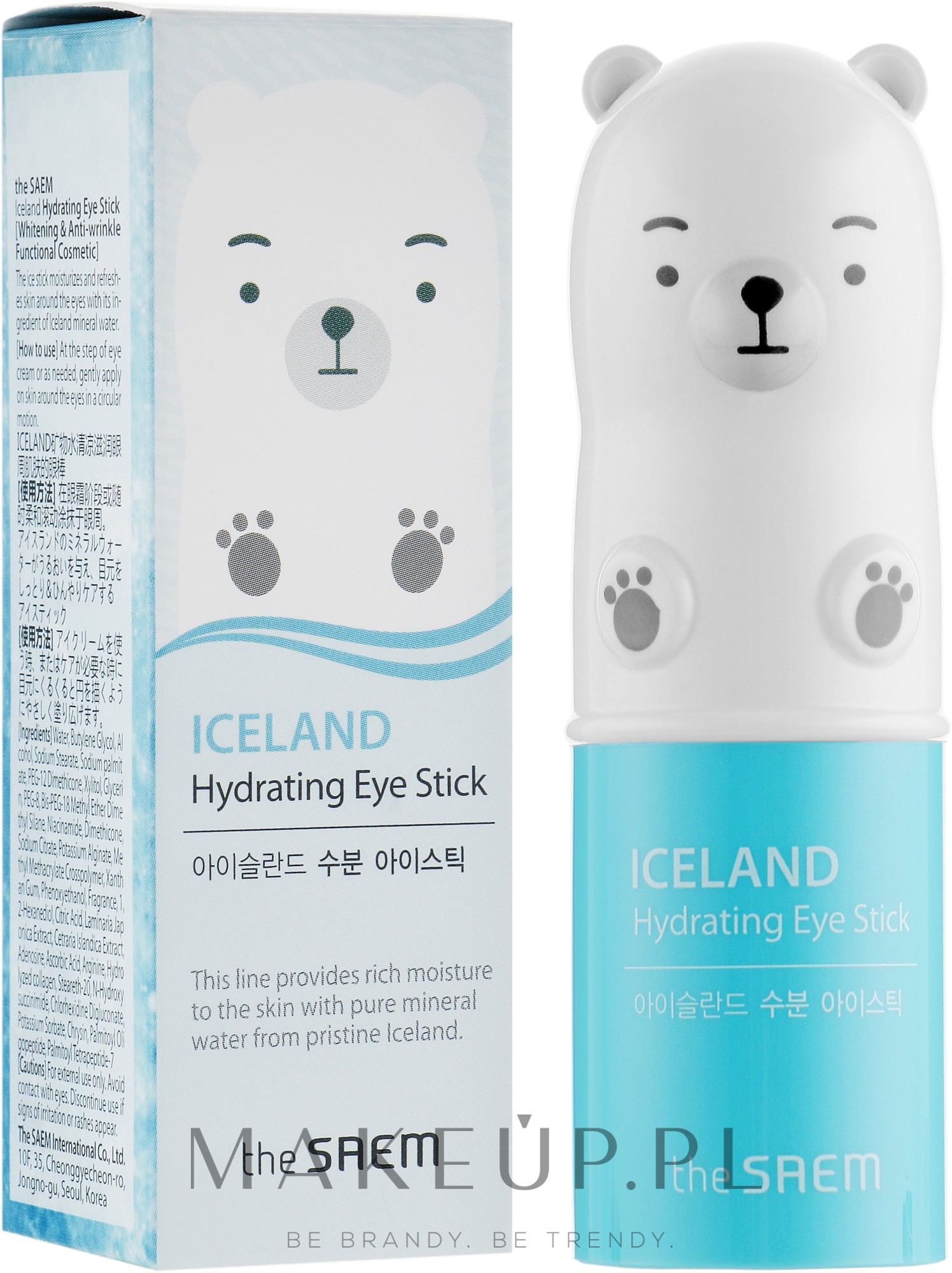 Nawilżający sztyft pod oczy - The Saem Iceland Hydrating Eye Stick — Zdjęcie 7 g