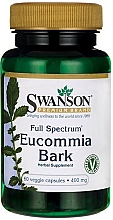 Suplement diety Eucommia Bark, 400 mg - Swanson Full Spectrum Eucommia Bark — Zdjęcie N1