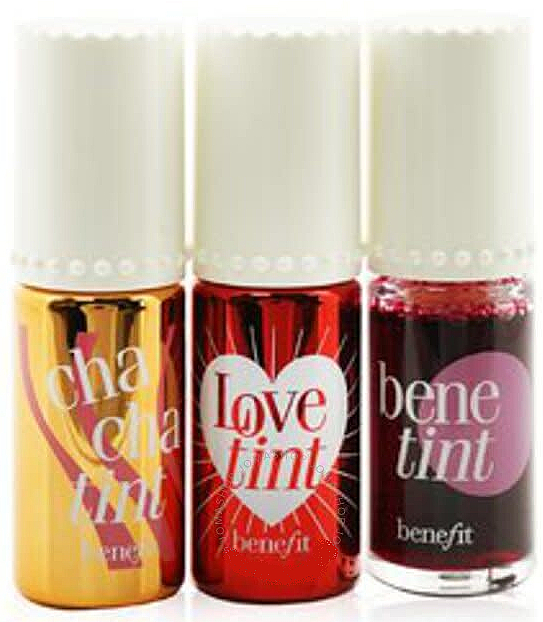 Zestaw - Benefit Lip Tints to Love Set (lip/tint/3x6ml) — Zdjęcie N1