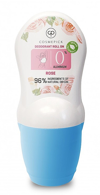 Dezodorant w kulce Róża - Cosmepick Deodorant Roll On Rose — Zdjęcie N1
