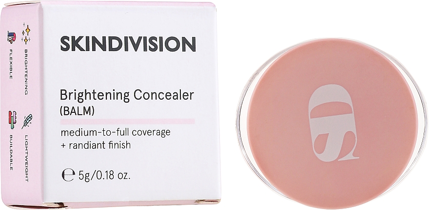 Korektor rozświetlający - SkinDivision Brightening Concealer (Balm) — Zdjęcie N1