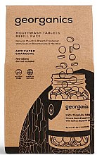 Kup Naturalne tabletki do płukania jamy ustnej Węgiel aktywny - Georganics Mouthwash Tablets Refill Pack Activated Charcoal