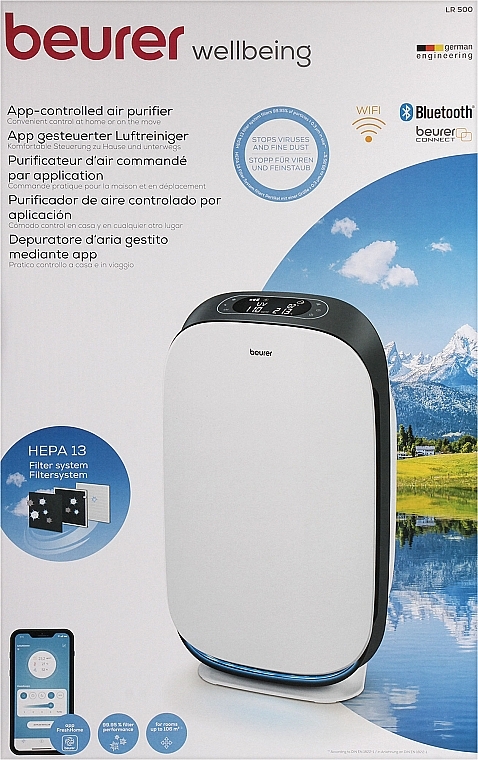 Odświeżacz powietrza LR 500 - Beurer App-Controlled Air Purifier — Zdjęcie N1