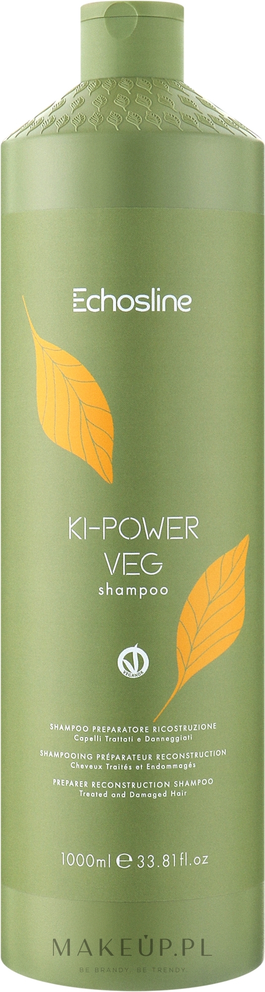 Rewitalizujący szampon do włosów - Echosline Ki-Power Veg Shampoo — Zdjęcie 1000 ml