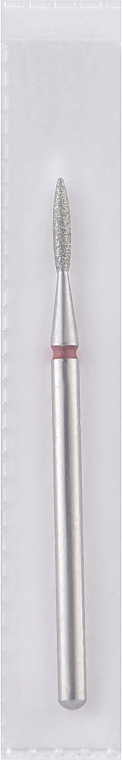 Frez diamentowy, ścięty stożek, 1,6 mm, L-8 XL, czerwony - Head The Beauty Tools — Zdjęcie N1
