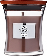 Świeca zapachowa w szkle - Woodwick Cashmere Scented Candle — Zdjęcie N1