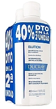Zestaw - Ducray Elution Duplo Gentle Balancing Shampoo (shmp/2x400ml) — Zdjęcie N1