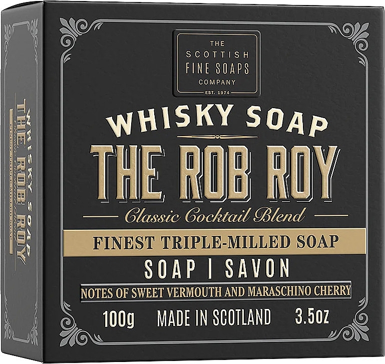 Mydło - Scottish Fine Soaps The Rob Roy Whisky Soap In a Carton — Zdjęcie N1