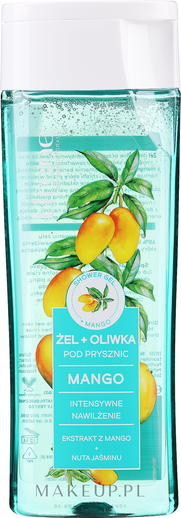 Żel pod prysznic z oliwką z mango - Lirene Shower Olive — Zdjęcie 250 ml