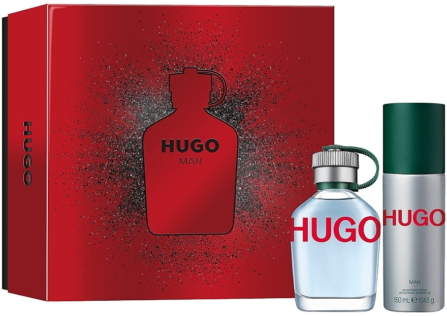 HUGO Man - Zestaw (edt 75 ml + deo 150 ml)