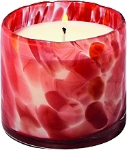 Świeca zapachowa w szkle - Paddywax Luxe Hand Blown Bubble Glass Candle Red Saffron Rose — Zdjęcie N1