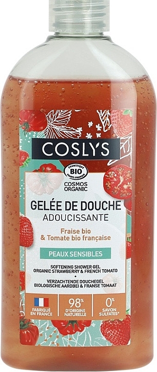 Zmiękczający żel pod prysznic Truskawka i pomidor - Coslys Softening Shower Gel — Zdjęcie N1