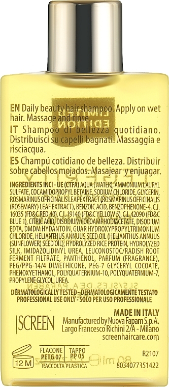 Humektantowy szampon do wszystkich rodzajów włosów - Screen Legerity Beauty Hair Shampoo — Zdjęcie N2