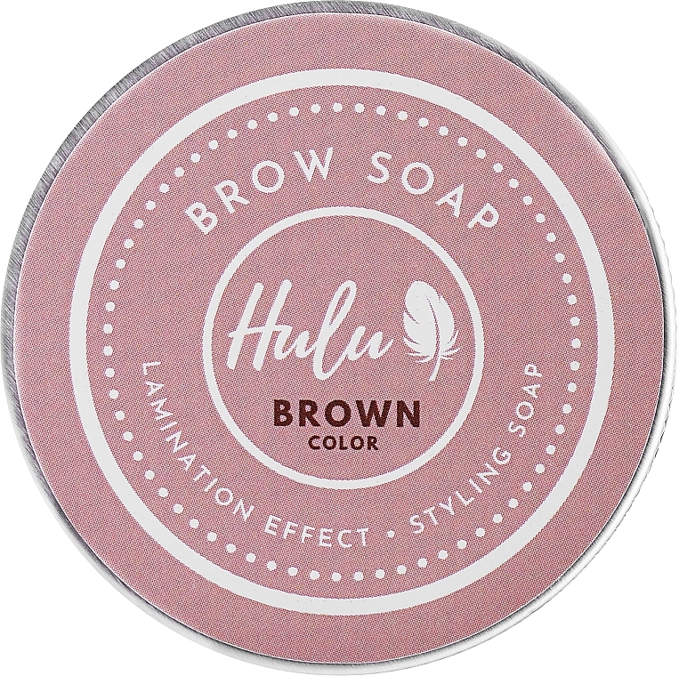 Mydełko do brwi - Hulu Brush Soap Brown — Zdjęcie N1