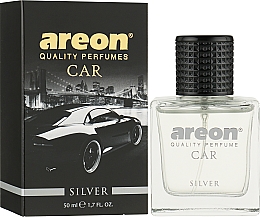 Zapach do samochodu - Areon Luxury Car Perfume Long Lasting Air Freshener Silver — Zdjęcie N1