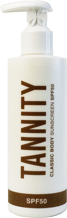 Przeciwsłoneczny balsam do ciała SPF 50 - Tannity Body Sunscreen Lotion — Zdjęcie N1