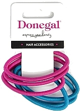 Zestaw gumek do włosów, FA-5668, 6 szt. - Donegal  — Zdjęcie N1