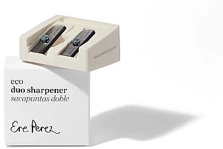 Dwustronna temperówka kosmetyczna - Ere Perez Eco Duo Sharpener — Zdjęcie N1
