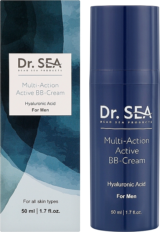 Wielofunkcyjny aktywny krem BB dla mężczyzn - Dr. Sea Multi-Action Active BB-Cream For Men — Zdjęcie N2