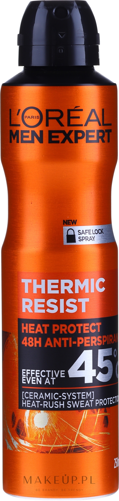 Dezodorant-antyperspirant w sprayu - L'Oreal Paris Men Expert Thermic Resist 48H — Zdjęcie 250 ml