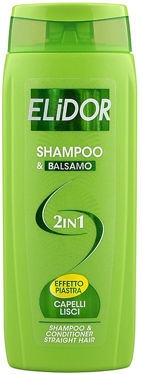 Szampon-odżywka do włosów prostych - Elidor Shampoo & Conditioner Straight Hair — Zdjęcie N1