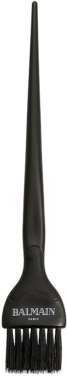 Pędzel do farbowania włosów, wąski, czarny - Balmain Paris Hair Couture Black Soft Bristle Tint Brush Small — Zdjęcie N1